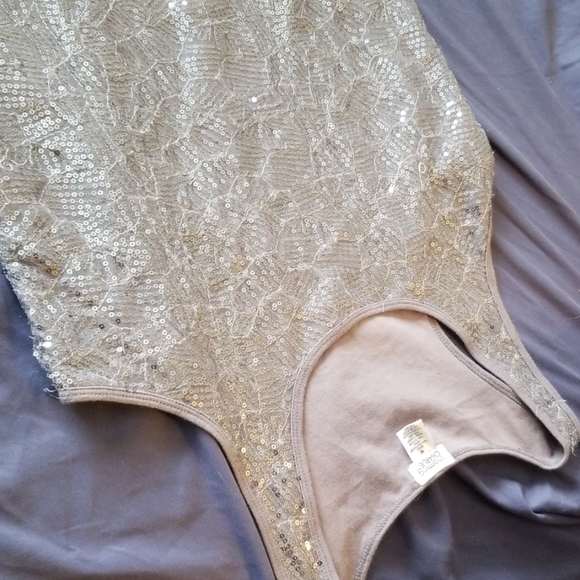 Sequined Silver Dress - Picture 2 of 3